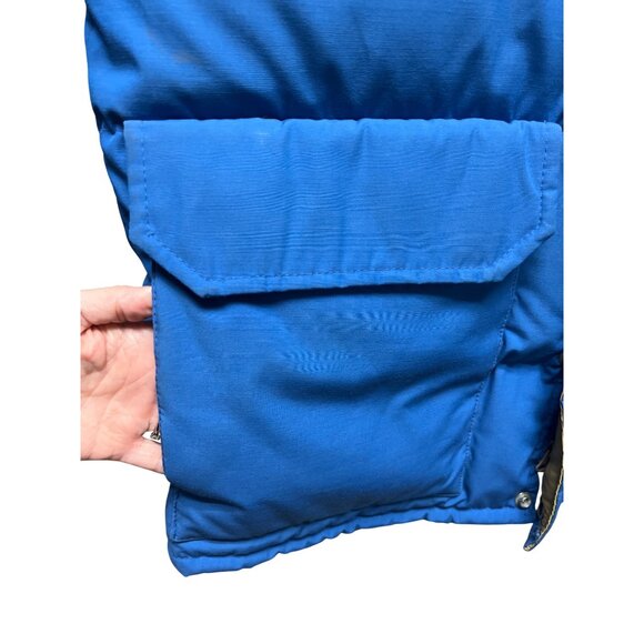 Black Bear Vintage 70's Royal Blue Down Filled Puffer Ski Jacket - Picture 4 of 8